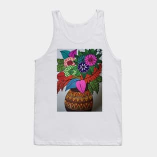 Flowers Vase T-shirt Tank Top